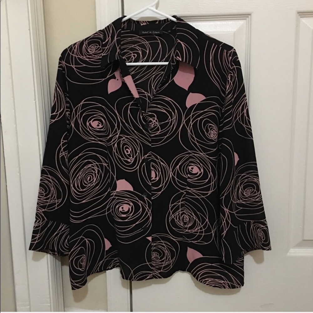 Violet & Claire Long Sleeve Top || Size XL